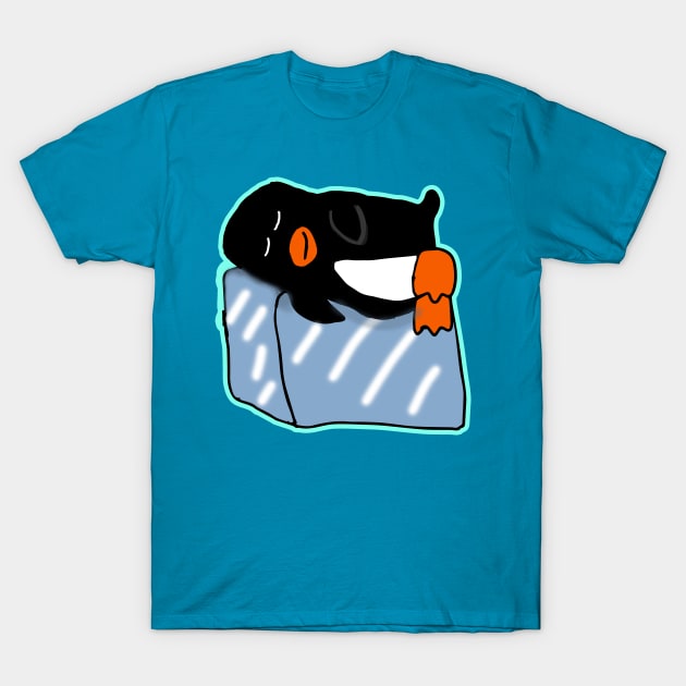 Sleeping Penguin T-Shirt by Eric03091978